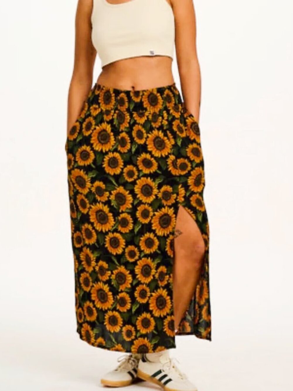 NWOT Lucy & Yak Poppy Skirt in Sunflower Print SOLD OUT ONLINE